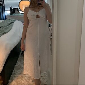 Roxy Linen Coverup Dress size M